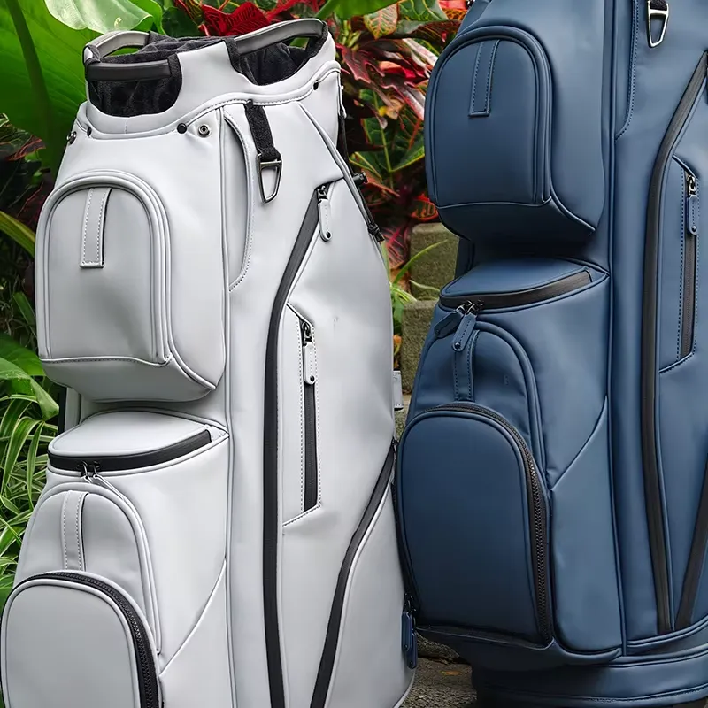 Golf Equipment Name - ASLゴルフ 14ウェイディバイダー 防水PUレザー ゴルフカートバッグ カスタムロゴ名入り プロ仕様