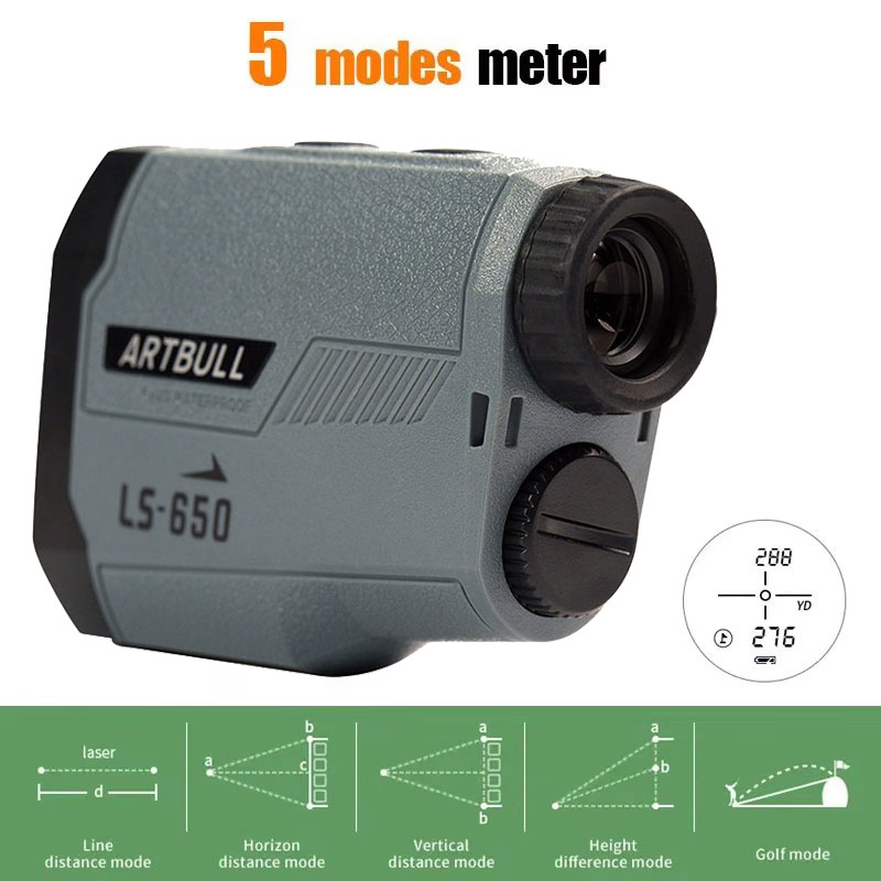 ARTBULL フラッグロック機能付きスロープピンレーザー距 - Rangefinder Laser Golf のレビューと価格