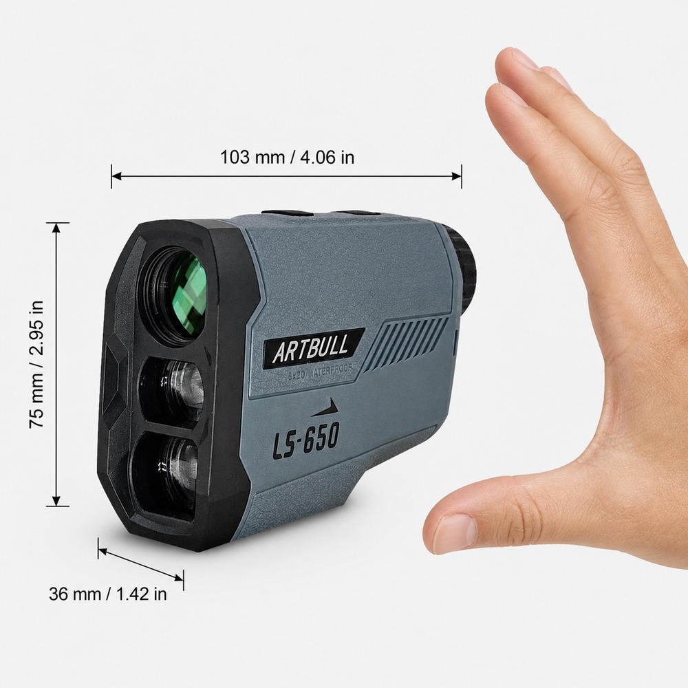 ゴルフ距離計 650m 6X20 レーザー距離計 スロープモ - Rangefinder Laser Golf のレビューと価格
