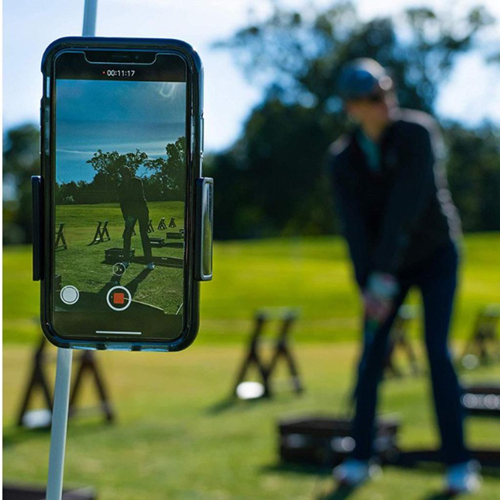 回転可能なゴルフ携帯電話ホルダービデオブラケットクリップジョ - Golf Equipment Videos のレビューと価格