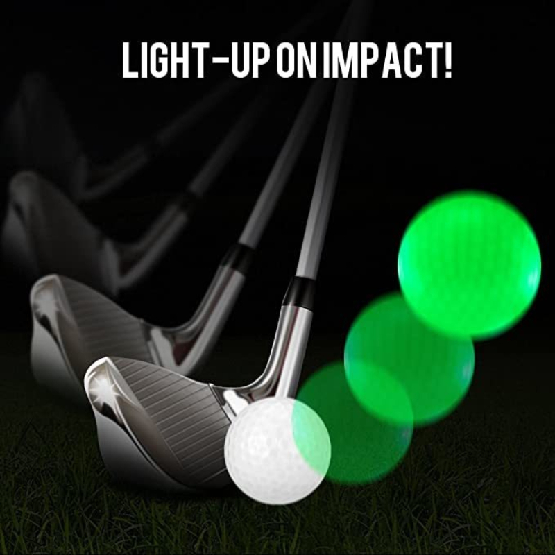 発光ゴルフボール LED 持続光るゴルフボール競技トレーニン - Golf Equipment Competitions のレビューと価格
