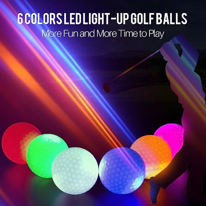 発光ゴルフボール LED 持続光るゴルフボール競技トレーニン - Golf Equipment Competitions のレビューと価格